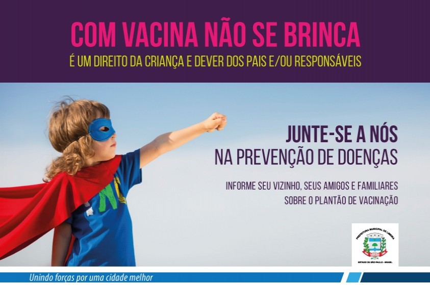 Plantão de Vacinação chega neste sábado (7) à UBS Graminha