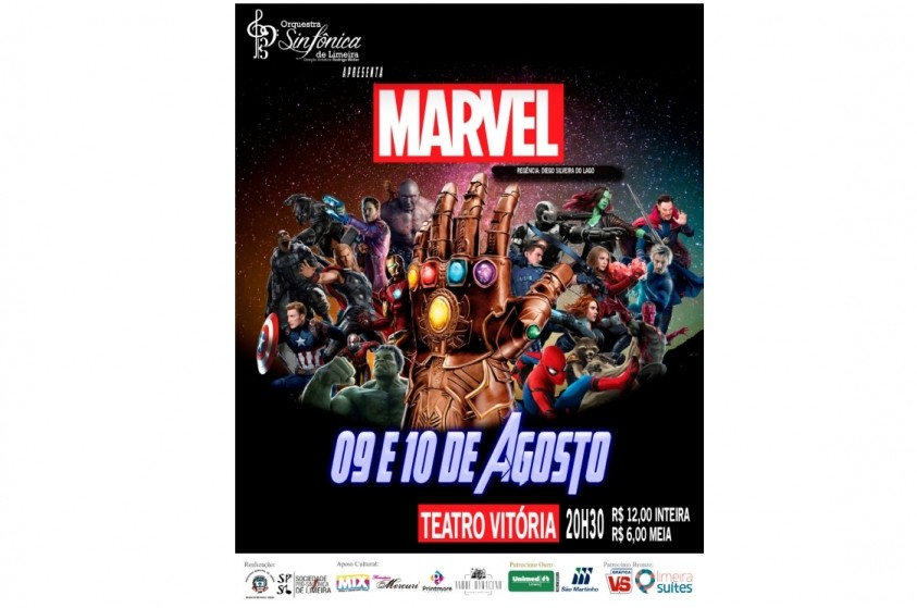  Osli apresenta concerto com o tema Marvel