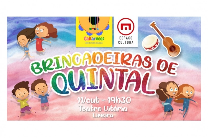 Teatro Vitória recebe espetáculo infantil Brincadeiras de Quintal