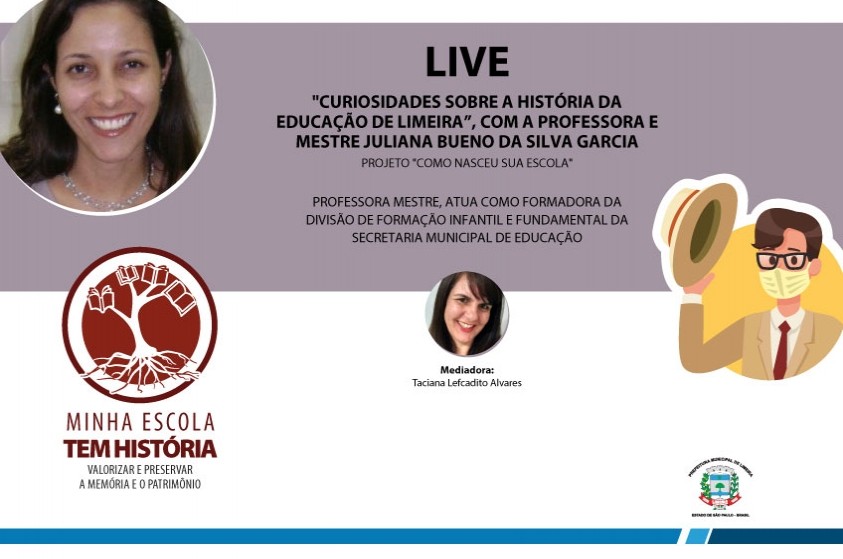 Biblioteca Pedagógica promove live sobre a história da educação em Limeira