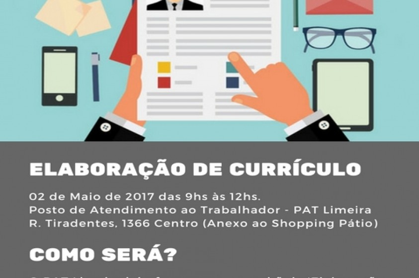 PAT Limeira terá oficina de currículo