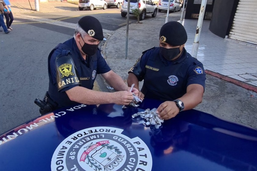 Guarda Civil Municipal localiza e apreende 80 porções de maconha no Cecap