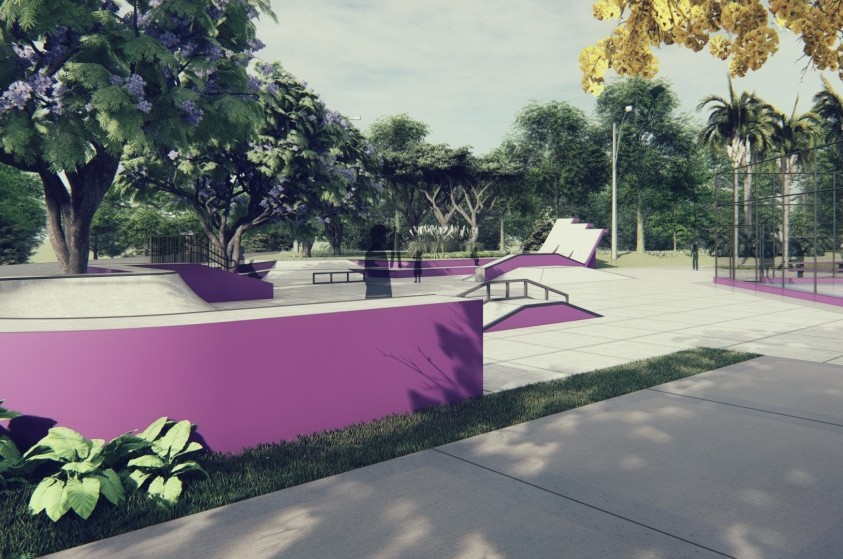 Parque Cidade terá pista de skate e quadra poliesportiva