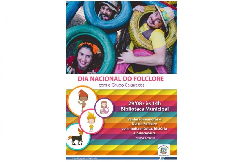Biblioteca Municipal comemora o Dia Nacional do Folclore com Cakarecos