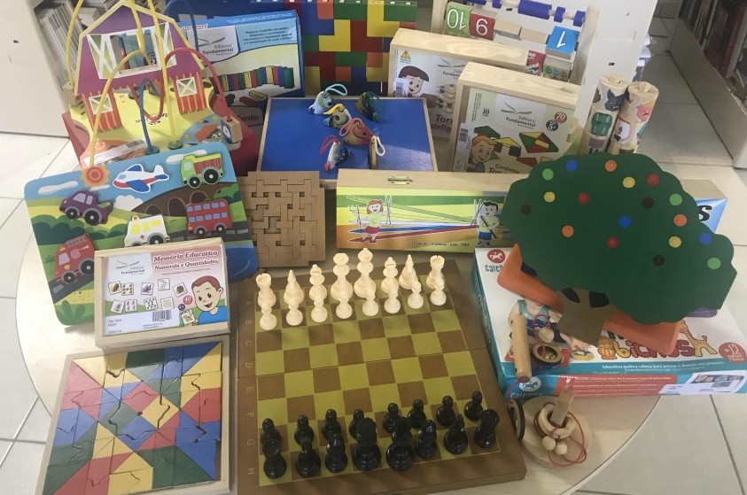 Biblioteca Municipal Infantil recebe jogos e brinquedos pedagógicos
