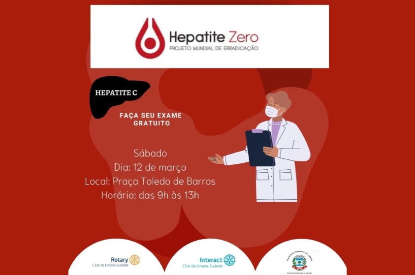 Prefeitura e Rotary promovem ação de prevenção à Hepatite