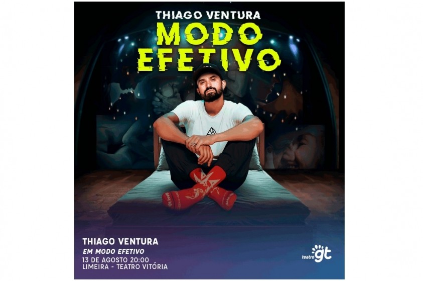 Stand-up com Thiago Ventura tem ingressos esgotados