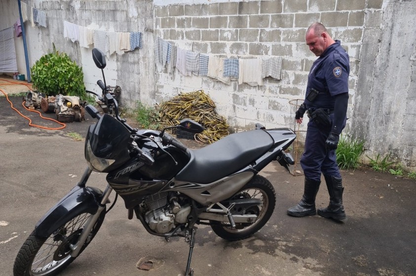 Motocicleta furtada é localizada pela GCM