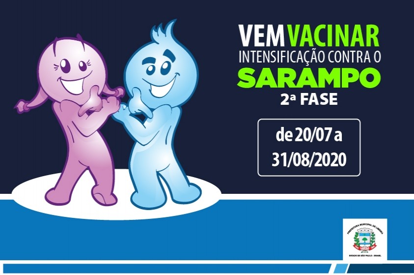Nova fase da campanha contra sarampo começa segunda (20)