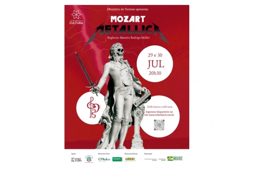 Orquestra Sinfônica de Limeira apresenta duas sessões de ''Mozart Metallica''