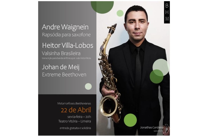 Henrique Marques apresenta concerto gratuito nesta sexta-feira