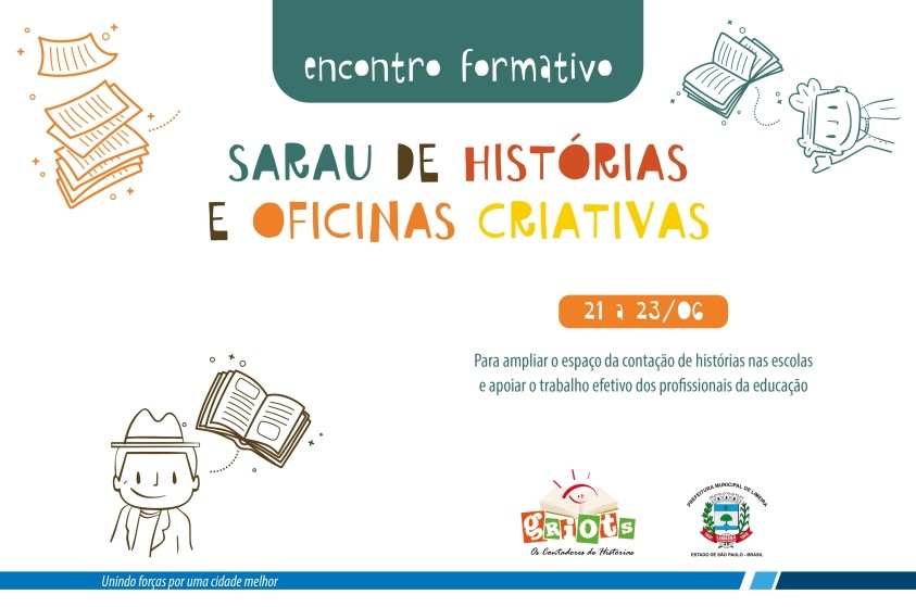 Limeira promove sarau de histórias e oficinas criativas