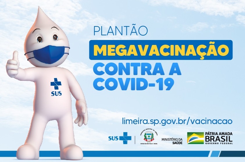 Prefeitura de Limeira promove plantão de vacinação de rotina e contra a Covid-19 no próximo sábado (15)